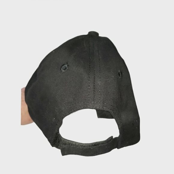 Black Baseball Hat "Penguins" Colorful Graphic Cotton Adult Adjustable One Size - Picture 2 of 5